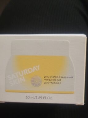 Saturday Skin Yuzu Vitamin C Sleep Mask — Yellow Night Treatment